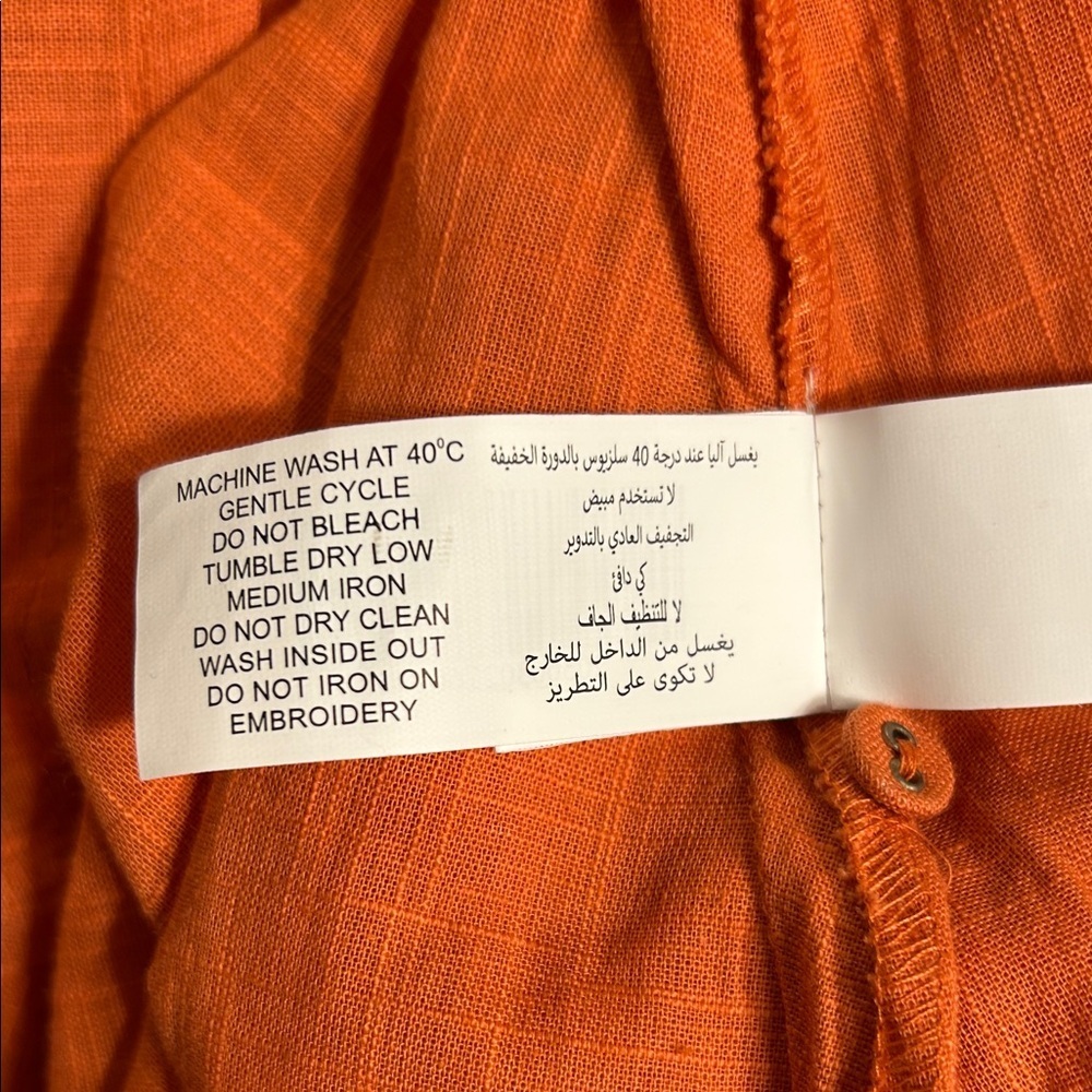 Utsa Terracotta Embroidered Tunic Size XS - Picture 7 of 8